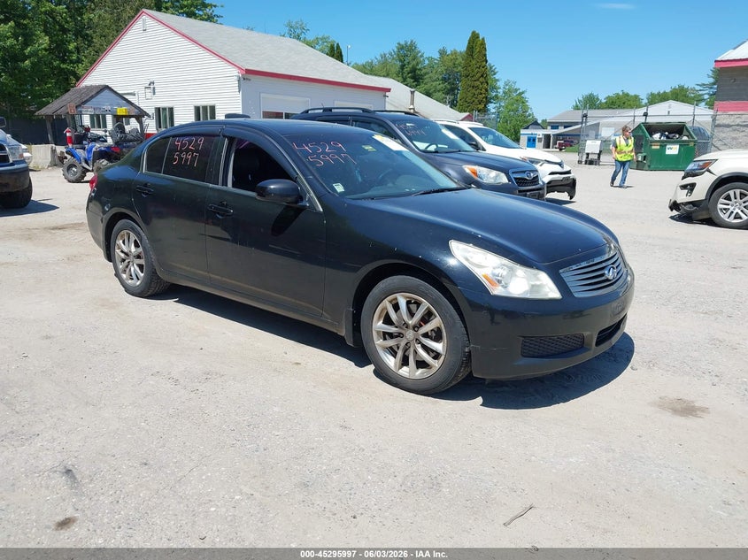 2008 Infiniti G35 VIN JNKBV61FX8M255869 IAAI salvage auction — NORMAL WEAR, Original (Maine), sold $550 on 2026-07-13 (photo 1)