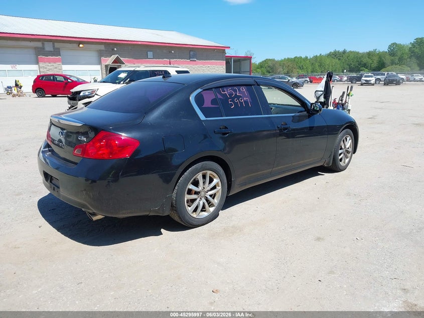 2008 Infiniti G35 VIN JNKBV61FX8M255869 IAAI salvage auction — NORMAL WEAR, Original (Maine), sold $550 on 2026-07-13 (photo 4)