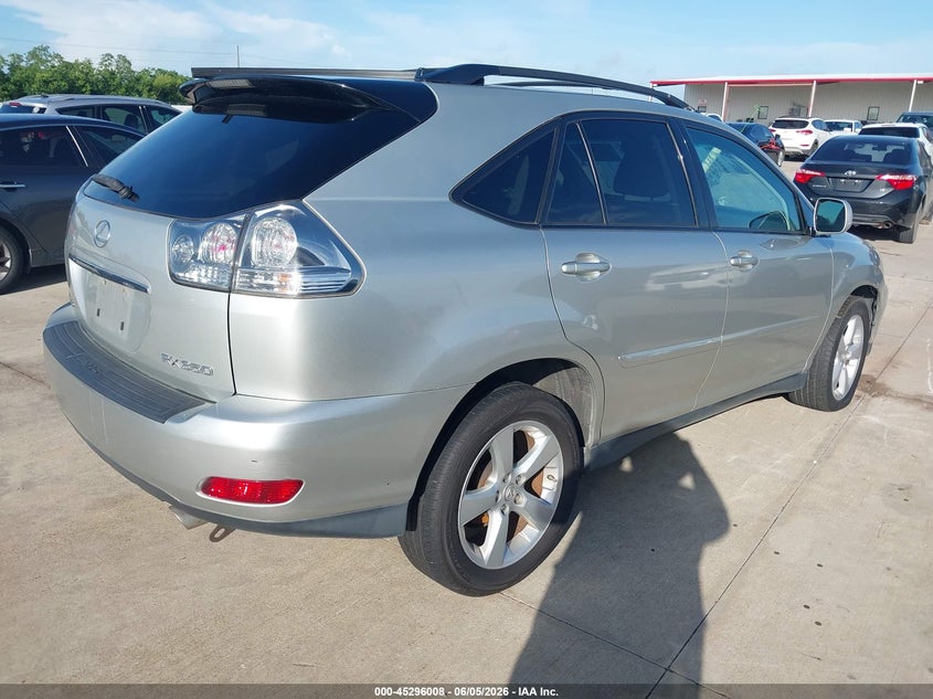 2007 Lexus Rx VIN 2T2HK31U47C017041 IAAI salvage auction — LEFT FRONT, Salvage (Texas), sold $1,150 on 2026-07-24 (photo 4)