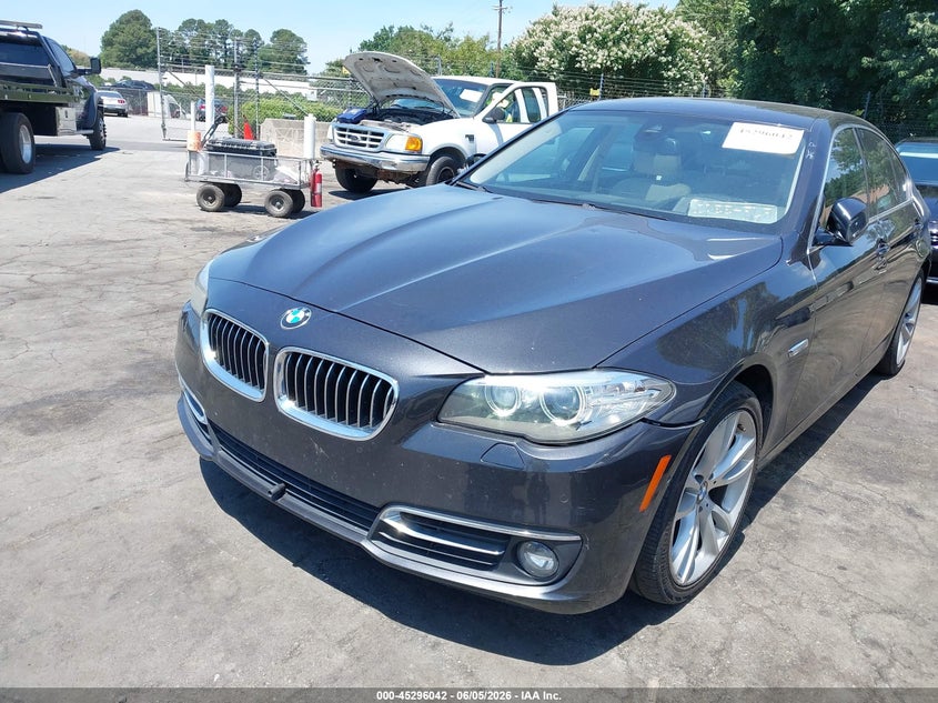 2016 BMW 5er VIN WBA5B1C50GG133482 IAAI salvage auction — HAIL, Salvage (North Carolina), sold $3,550 on 2026-07-09 (photo 6)