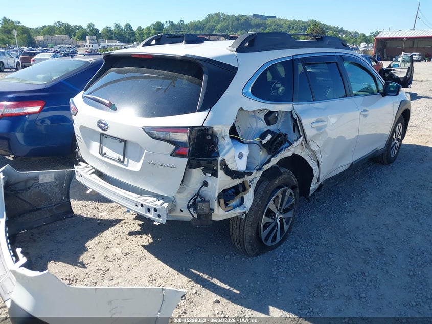 2025 Subaru Outback VIN 4S4BTAFC4S3291025 IAAI salvage auction — REAR END, Salvage Title, sold $9,300 on 2026-07-23 (photo 6)