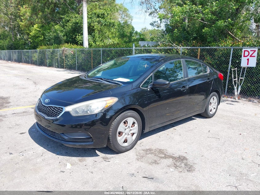 2015 Kia Forte VIN KNAFK4A63F5366252 IAAI salvage auction — RIGHT SIDE, Salvage Title, sold $925 on 2026-07-29 (photo 2)