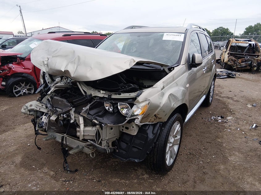 2009 Mitsubishi Outlander VIN JA4MT31W19Z002825 IAAI salvage auction — FRONT END, Clear (Indiana), sold $350 on 2026-07-22 (photo 2)