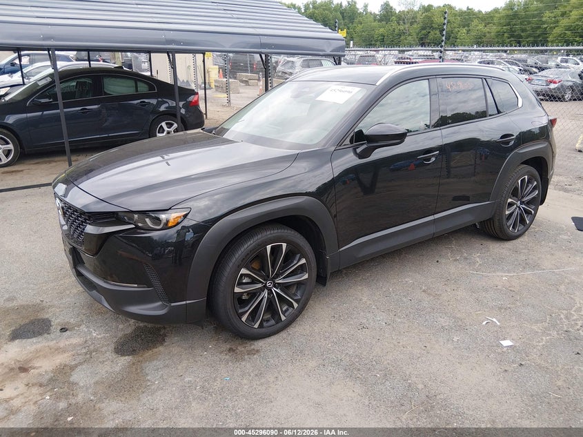 2025 Mazda Cx-50 VIN 7MMVABEMXSN390718 IAAI salvage auction — RIGHT FRONT, Salvage Title, sold $12,000 on 2026-07-17 (photo 2)