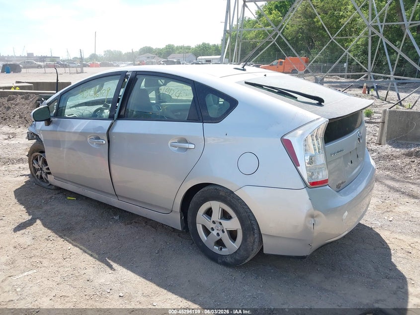 2010 Toyota Prius VIN JTDKN3DU9A0019124 IAAI salvage auction — FRONT END, Salvage (Indiana), sold $550 on 2026-07-22 (photo 3)