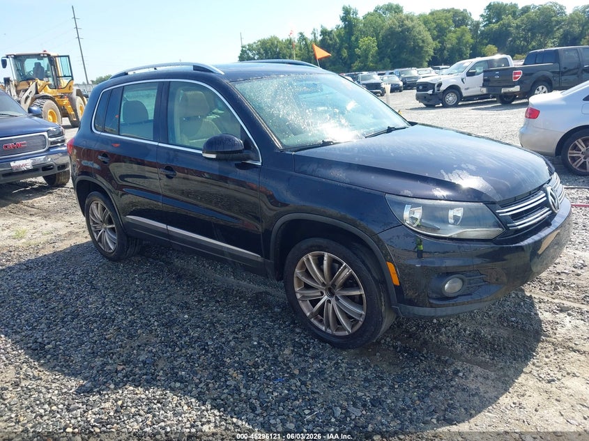 2013 Volkswagen Tiguan VIN WVGAV7AX4DW523787 IAAI salvage auction — NORMAL WEAR, Repossession Paperwork (Georgia), sold $975 on 2026-07-06 (photo 1)