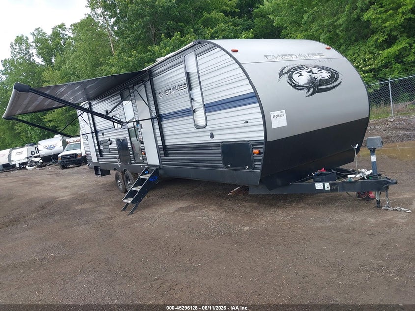2020 Cherokee by forest r M-284dbh VIN 4X4TCKD24LX142773 IAAI salvage auction — HAIL, Salvage (Ohio), sold $4,100 on 2026-07-21 (photo 1)