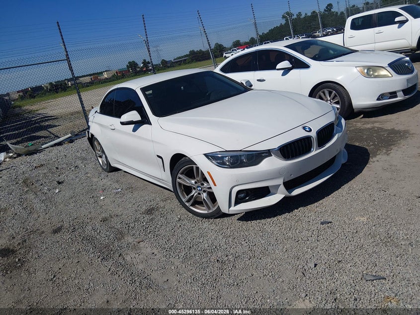 2019 BMW 4er VIN WBA4Z1C53KEE51157 IAAI salvage auction — REAR END, Clear (Georgia), sold $4,600 on 2026-10-02 (photo 1)