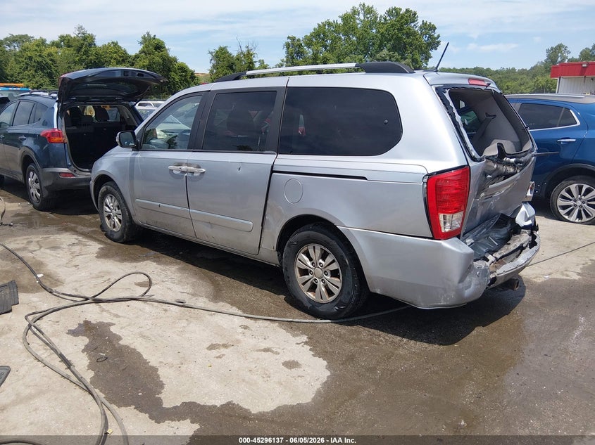 2011 Kia SEDONA VIN KNDMG4C73B6381940 IAAI salvage auction — REAR END, Salvage - Greater Than 75% (Maryland), sold $525 on 2026-08-01 (photo 3)