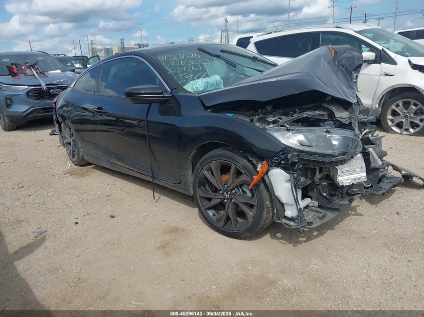 2019 Honda Civic VIN 2HGFC4B88KH308061 IAAI salvage auction — FRONT & REAR, Salvage Title, sold $1,000 on 2026-08-24 (photo 1)