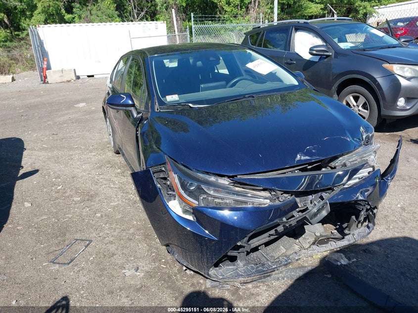 2021 Toyota Corolla VIN JTDEPMAE2MJ167592 IAAI salvage auction — FRONT END, Salvage (Massachusetts), sold $1,250 on 2026-07-28 (photo 1)