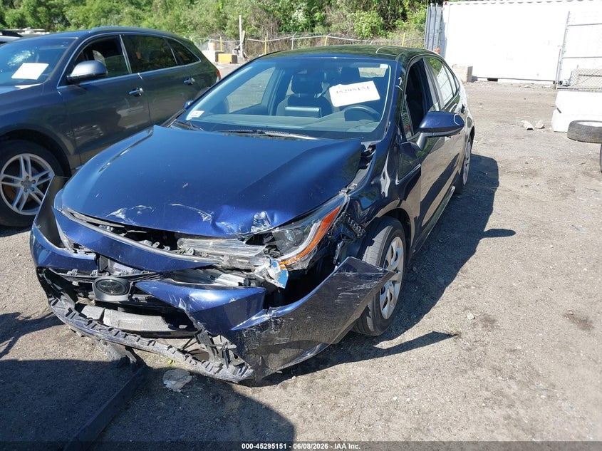 2021 Toyota Corolla VIN JTDEPMAE2MJ167592 IAAI salvage auction — FRONT END, Salvage (Massachusetts), sold $1,250 on 2026-07-28 (photo 2)