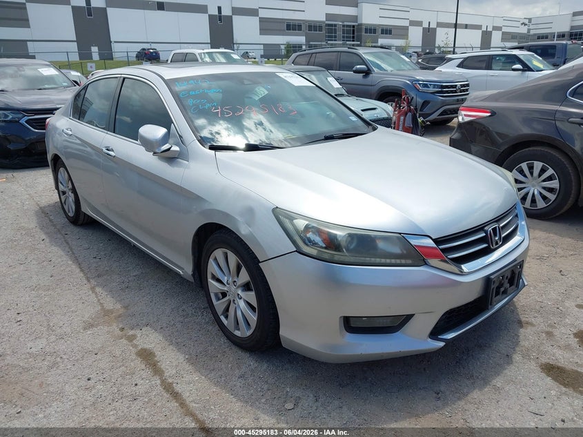 2014 Honda Accord VIN 1HGCR2F8XEA251770 IAAI salvage auction — REAR END, Original (Texas), sold $2,500 on 2026-07-09 (photo 1)