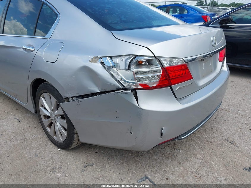 2014 Honda Accord VIN 1HGCR2F8XEA251770 IAAI salvage auction — REAR END, Original (Texas), sold $2,500 on 2026-07-09 (photo 6)
