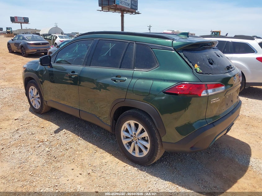 2024 Toyota Corolla cross VIN 7MUCAAAG3RV093379 IAAI salvage auction — HAIL, Salvage Title, sold $10,250 on 2026-08-03 (photo 3)