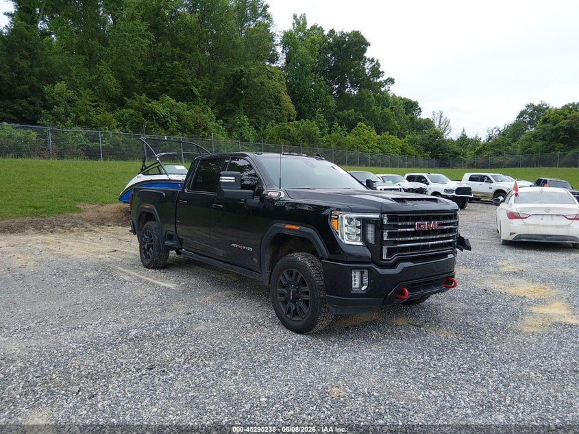 2021 Gmc SIERRA VIN 1GT19PEYXMF261835 IAAI salvage auction — SIDE, Salvage Title, sold $14,000 on 2026-07-09 (photo 1)