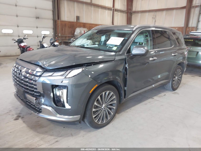 2024 Hyundai Palisade VIN KM8R7DGE7RU647461 IAAI salvage auction — FRONT END, Wait Title, sold $15,075 on 2026-08-20 (photo 2)