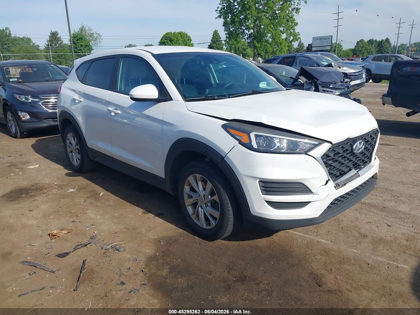 2019 Hyundai Tucson VIN KM8J2CA47KU941342 IAAI salvage auction — FRONT & REAR, Salvage Title, sold $1,750 on 2026-07-15 (photo 1)