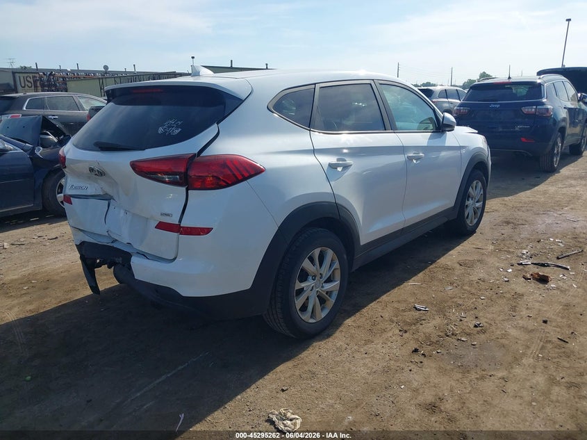 2019 Hyundai Tucson VIN KM8J2CA47KU941342 IAAI salvage auction — FRONT & REAR, Salvage Title, sold $1,750 on 2026-07-15 (photo 4)