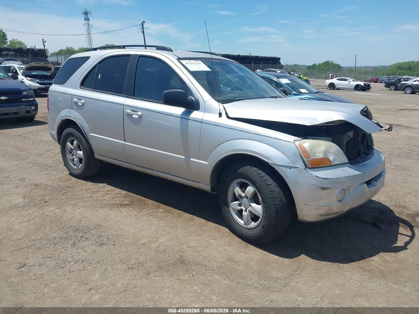 2009 Kia Sorento VIN KNDJC735X95868003 IAAI salvage auction — LEFT SIDE, Salvage (Pennsylvania), sold $25 on 2026-07-10 (photo 1)