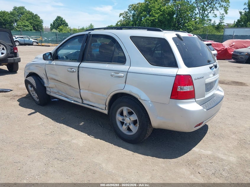 2009 Kia Sorento VIN KNDJC735X95868003 IAAI salvage auction — LEFT SIDE, Salvage (Pennsylvania), sold $25 on 2026-07-10 (photo 3)