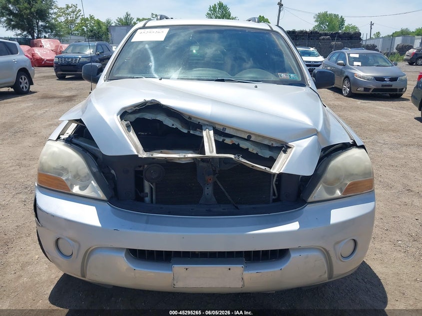 2009 Kia Sorento VIN KNDJC735X95868003 IAAI salvage auction — LEFT SIDE, Salvage (Pennsylvania), sold $25 on 2026-07-10 (photo 6)