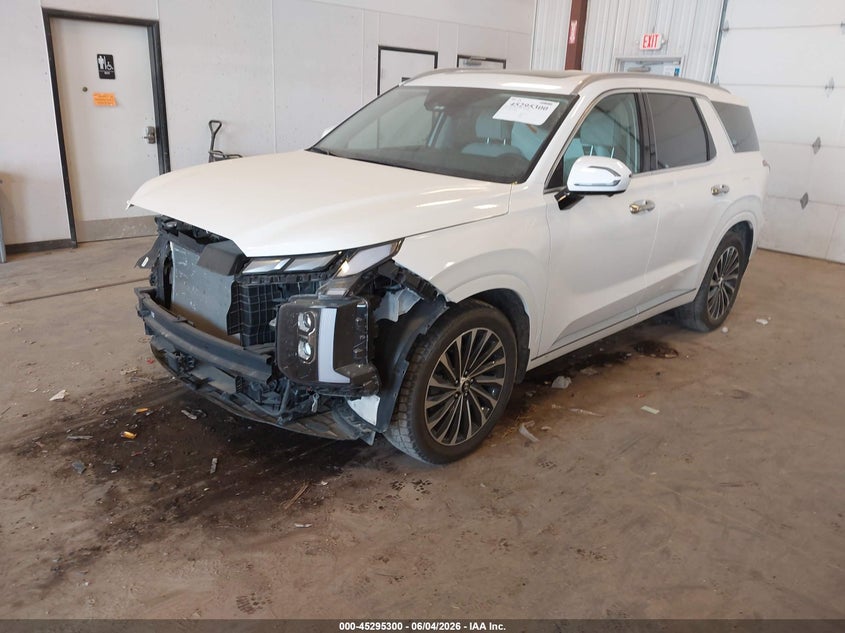 2025 Hyundai Palisade VIN KM8R7DGE0SU818878 IAAI salvage auction — FRONT END, Salvage Title, sold $18,750 on 2026-07-07 (photo 2)