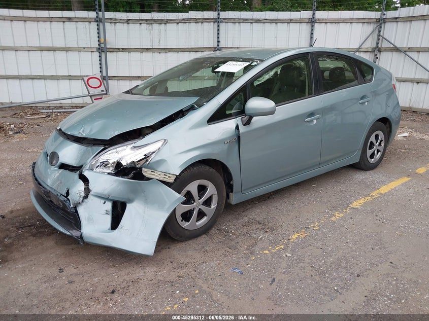 2015 Toyota Prius VIN JTDKN3DU9F1936064 IAAI salvage auction — FRONT END, Salvage Title, sold $2,100 on 2026-07-27 (photo 2)
