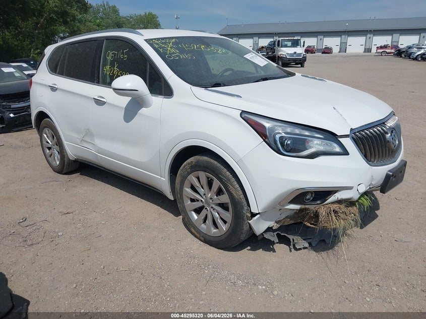 2018 Buick Envision VIN LRBFX1SA4JD057165 IAAI salvage auction — FRONT & REAR, Salvage Title, sold $2,075 on 2026-07-22 (photo 1)