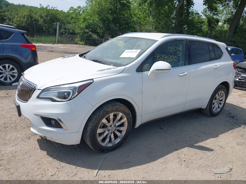 2018 Buick Envision VIN LRBFX1SA4JD057165 IAAI salvage auction — FRONT & REAR, Salvage Title, sold $2,075 on 2026-07-22 (photo 2)