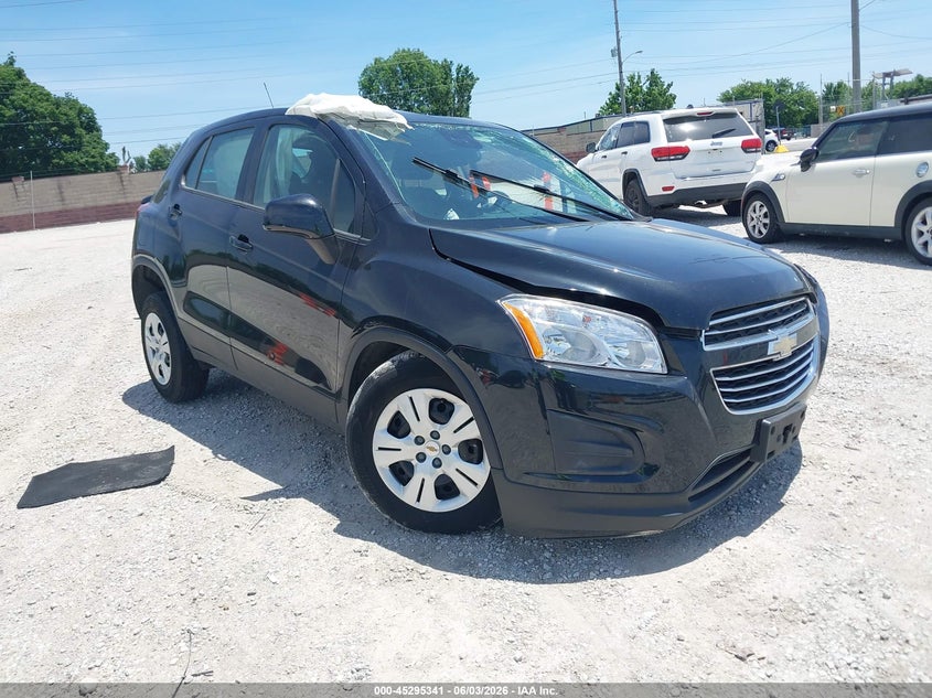 2016 Chevrolet Trax VIN KL7CJKSB4GB735953 IAAI salvage auction — FRONT END, Salvage Title, sold $800 on 2026-07-06 (photo 1)