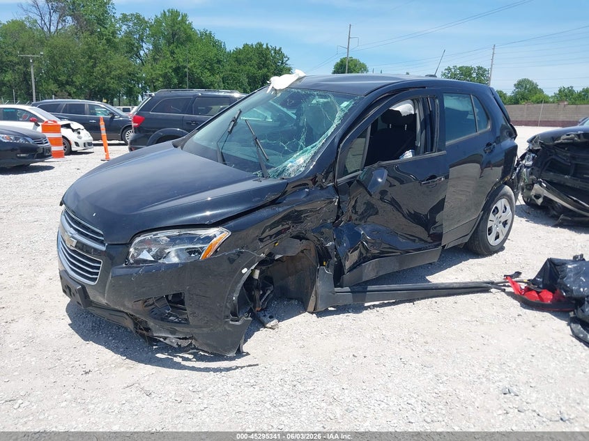 2016 Chevrolet Trax VIN KL7CJKSB4GB735953 IAAI salvage auction — FRONT END, Salvage Title, sold $800 on 2026-07-06 (photo 2)