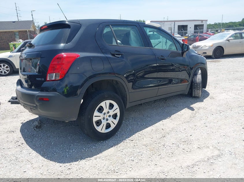 2016 Chevrolet Trax VIN KL7CJKSB4GB735953 IAAI salvage auction — FRONT END, Salvage Title, sold $800 on 2026-07-06 (photo 4)