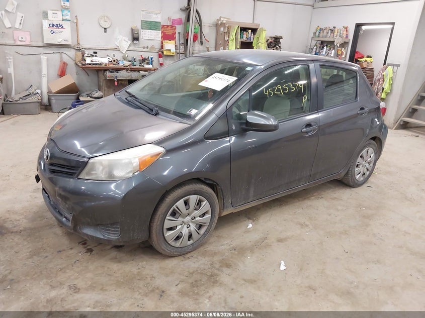 2013 Toyota Yaris VIN JTDKTUD33DD565305 IAAI salvage auction — FRONT END, Salvage Title, sold $1,600 on 2026-07-09 (photo 2)