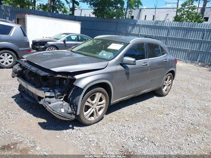 2015 Mercedes-benz Gla-klasse VIN WDCTG4EB9FJ178058 IAAI salvage auction — FRONT END, Wait Title, sold $875 on 2026-08-05 (photo 2)