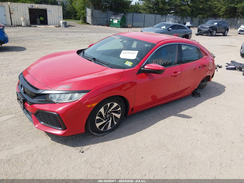 2017 Honda Civic VIN SHHFK7H2XHU403675 IAAI salvage auction — REAR END, Salvage (New Jersey), sold $1,650 on 2026-07-28 (photo 2)
