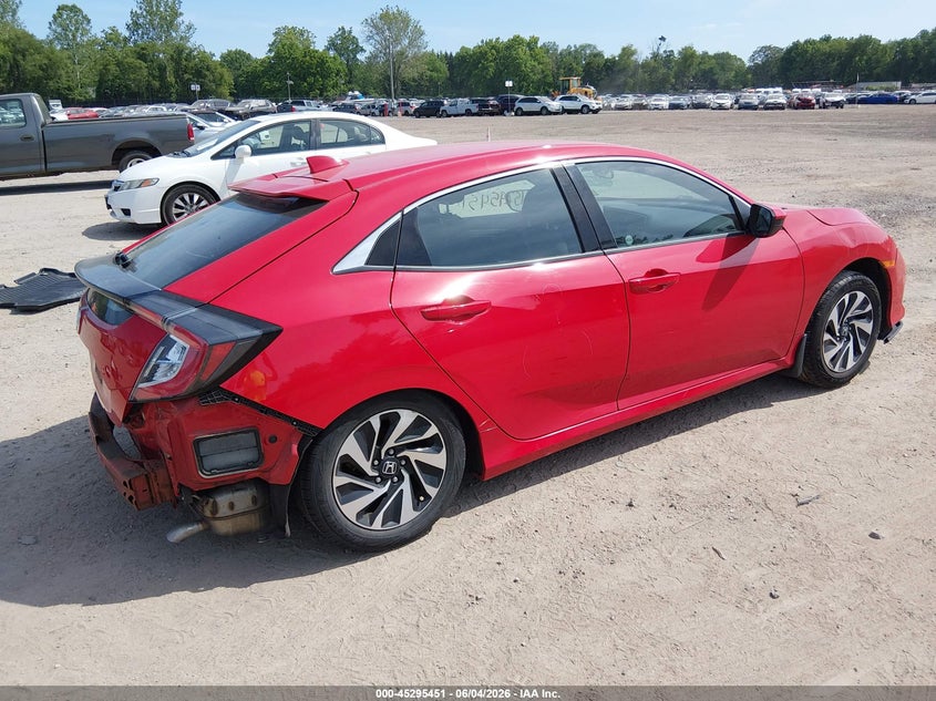 2017 Honda Civic VIN SHHFK7H2XHU403675 IAAI salvage auction — REAR END, Salvage (New Jersey), sold $1,650 on 2026-07-28 (photo 4)