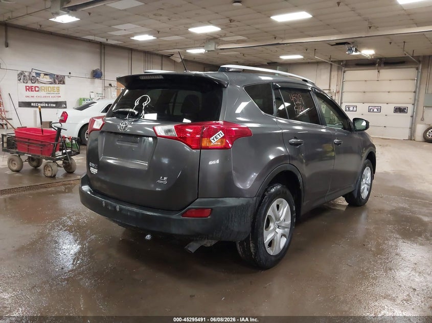 2013 Toyota Rav 4 VIN JTMBFREV6D5026563 IAAI salvage auction — FRONT END, Salvage Title, sold $4,700 on 2026-07-17 (photo 4)