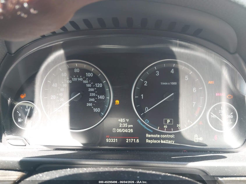 2014 BMW 5er VIN WBA5A5C53ED507429 IAAI salvage auction — ALL OVER, Salvage Title, sold $1,500 on 2026-07-07 (photo 7)