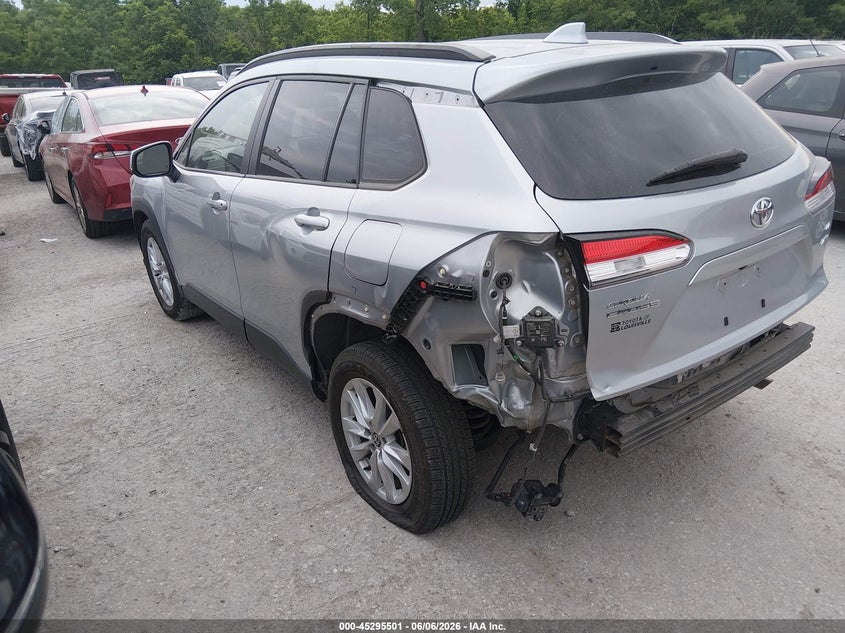 2022 Toyota Corolla cross VIN 7MUCAABG0NV013254 IAAI salvage auction — REAR END, Salvage Title, sold $10,250 on 2026-07-13 (photo 3)