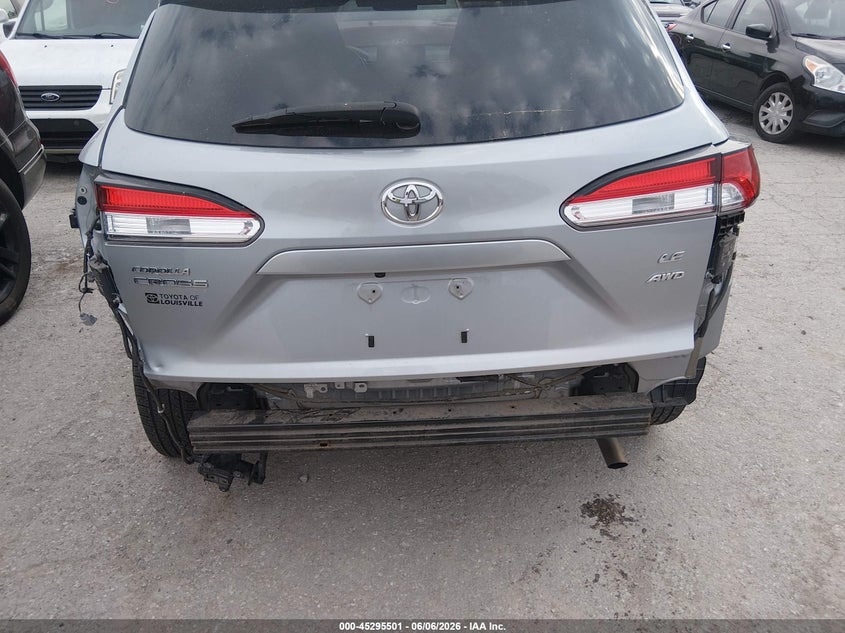 2022 Toyota Corolla cross VIN 7MUCAABG0NV013254 IAAI salvage auction — REAR END, Salvage Title, sold $10,250 on 2026-07-13 (photo 6)