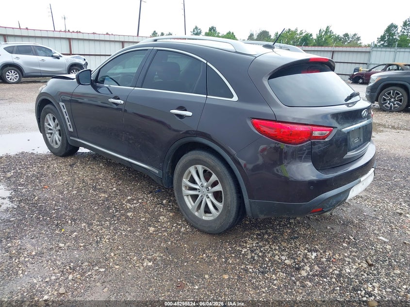 2011 Infiniti Fx VIN JN8AS1MU6BM111010 IAAI salvage auction — FRONT END, Salvage (Texas), sold $450 on 2026-07-09 (photo 3)