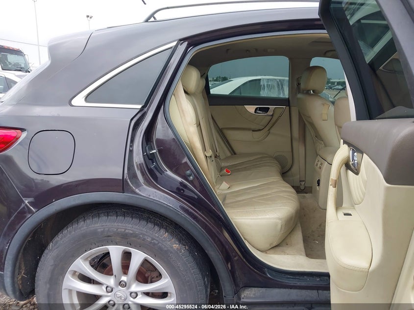 2011 Infiniti Fx VIN JN8AS1MU6BM111010 IAAI salvage auction — FRONT END, Salvage (Texas), sold $450 on 2026-07-09 (photo 8)