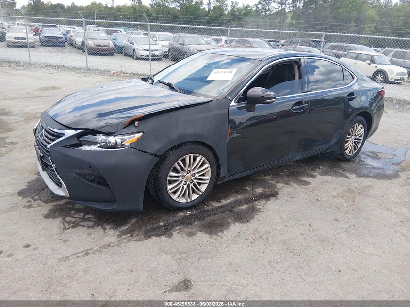 2016 Lexus ES VIN JTHBK1GG8G2238381 IAAI salvage auction — LEFT & RIGHT, Salvage Title, sold $3,750 on 2026-07-10 (photo 2)
