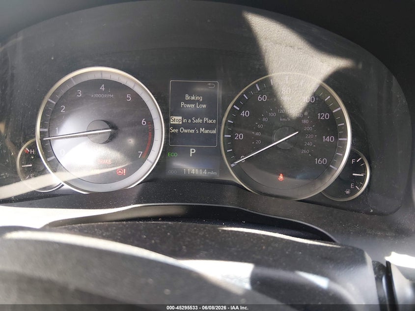 2016 Lexus ES VIN JTHBK1GG8G2238381 IAAI salvage auction — LEFT & RIGHT, Salvage Title, sold $3,750 on 2026-07-10 (photo 7)