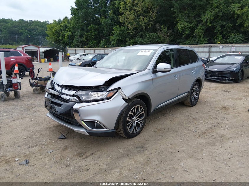 2016 Mitsubishi Outlander VIN JA4AD3A36GZ010311 IAAI salvage auction — FRONT END, Salvage Title, sold $1,525 on 2026-07-22 (photo 2)