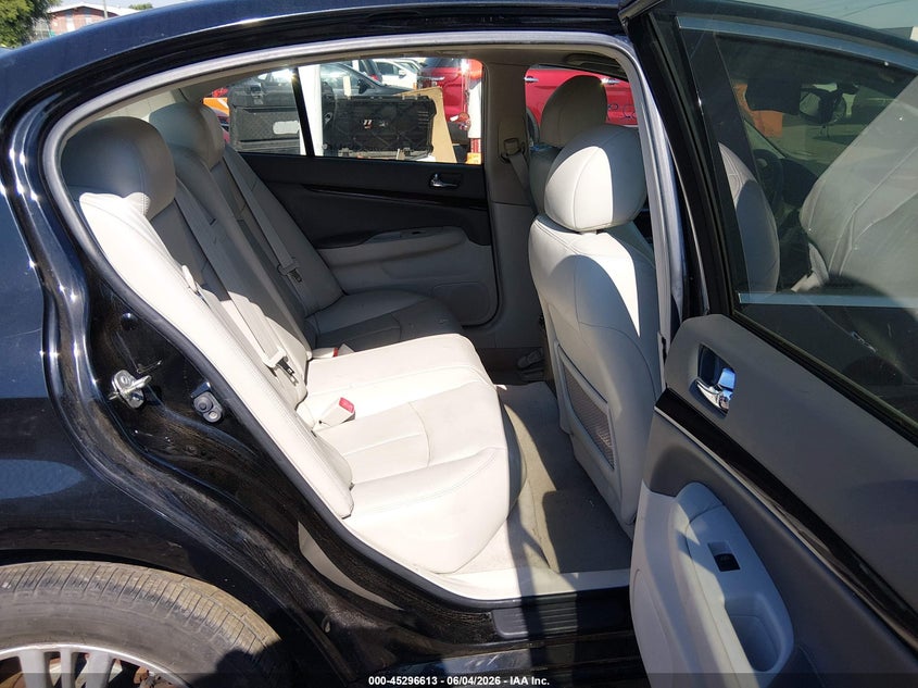 2010 Infiniti G37 VIN JN1CV6AR0AM254531 IAAI salvage auction — LEFT FRONT, Clear (Tennessee), sold $200 on 2026-07-21 (photo 8)
