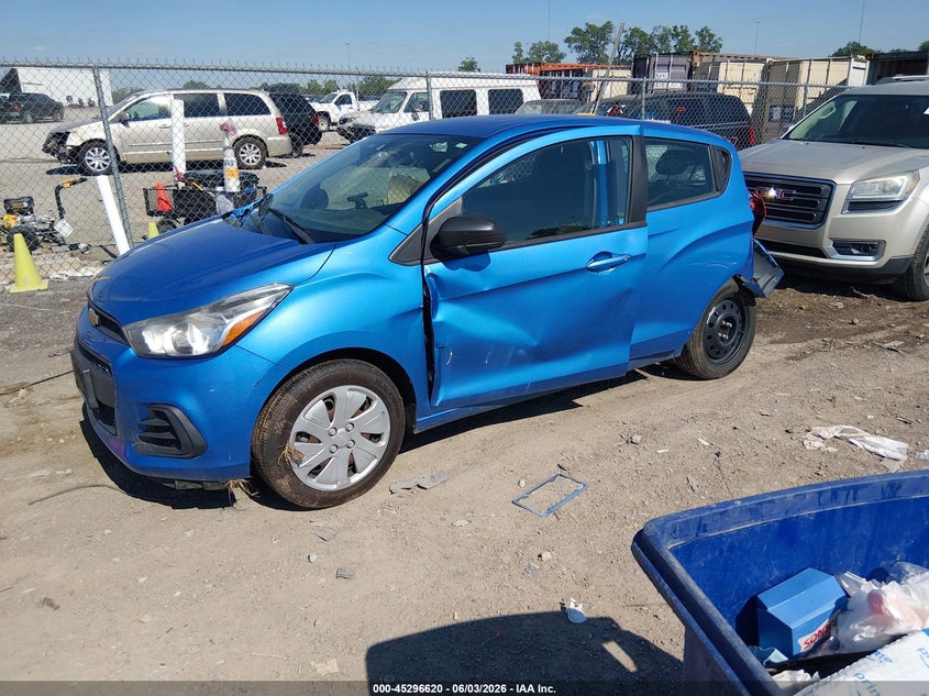 2018 Chevrolet Spark VIN KL8CB6SA6JC430673 IAAI salvage auction — SIDE, Salvage Title, sold $450 on 2026-07-30 (photo 2)