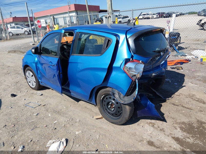 2018 Chevrolet Spark VIN KL8CB6SA6JC430673 IAAI salvage auction — SIDE, Salvage Title, sold $450 on 2026-07-30 (photo 3)