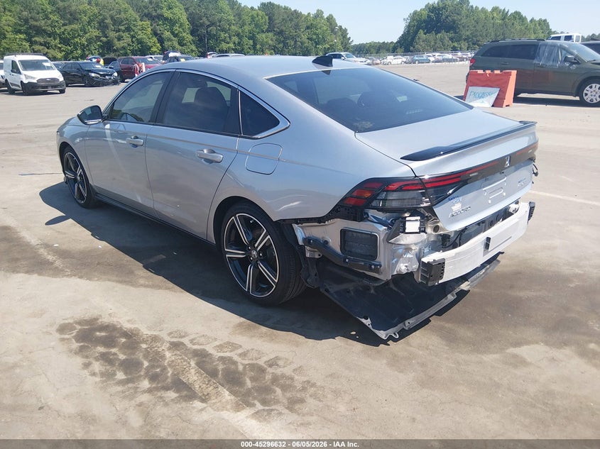 2023 Honda Accord VIN 1HGCY2F51PA022129 IAAI salvage auction — REAR END, Salvage Title, sold $9,000 on 2026-07-29 (photo 3)